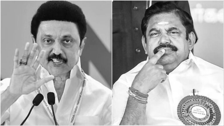 Tamil Nadu CM Stalin accuses AIADMK leader Palaniswami of acting as a ‘mouthpiece’ for the BJP.