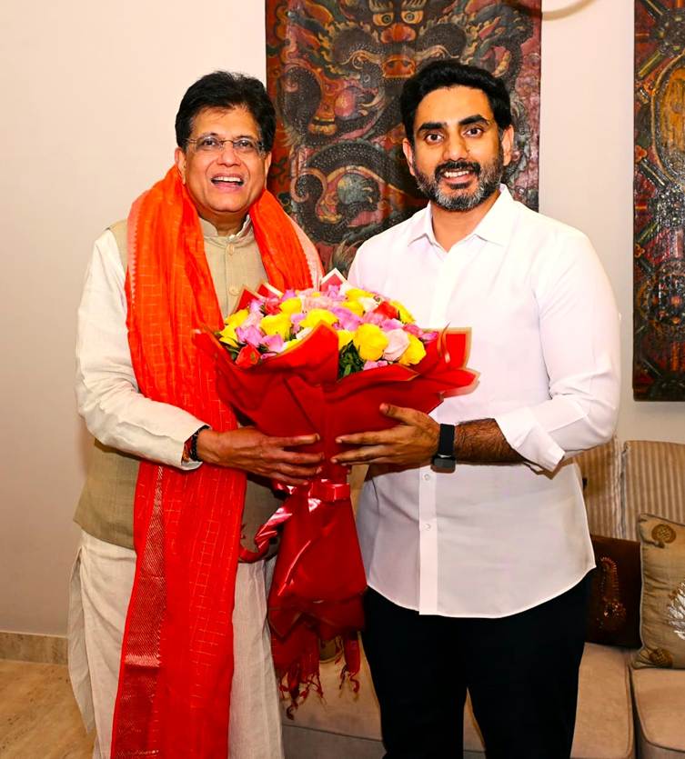 న్యూఢిల్లీలో పీయూష్ గోయల్ గారిని కలసి, ఏపీలో జీడి, మిర్చి, మామిడి బోర్డుల ఏర్పాటు కోరాను.