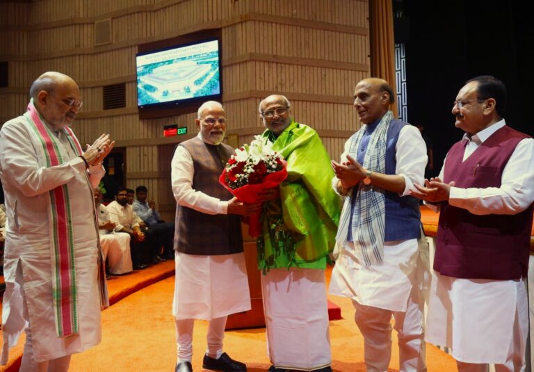 ఈ ఉదయం ఢిల్లీలో ఎన్డీఏ పార్లమెంటరీ పార్టీ సమావేశంలో పాల్గొని, సీపీ రాధాకృష్ణన్ గారి అభ్యర్థిత్వానికి మద్దతు చూశాను.