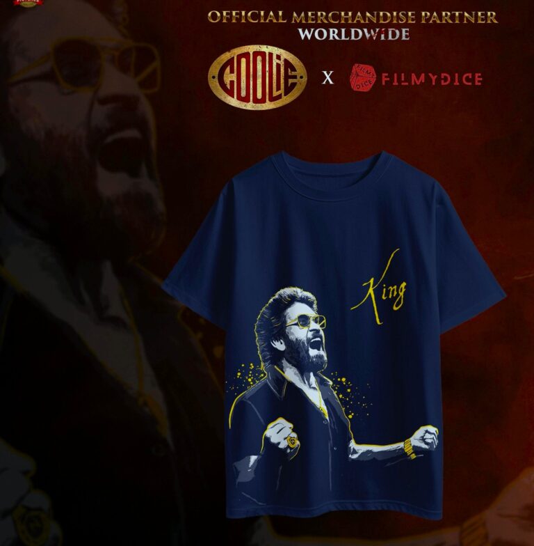 నాగార్జున అక్కినేని కూలీ సినిమా FDFS కోసం ప్రత్యేక సైమన్ మెర్చండైజ్‌తో వేడుకలకు సిద్ధంగా ఉండండి.