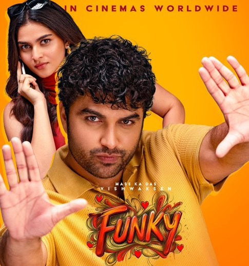 అపారమైన నవ్వులు అపారమైన వినోదం అపారమైన ఫన్‌కి సిద్ధంగా ఉండండి! FUNKY ప్రపంచవ్యాప్తంగా గ్రాండ్ రిలీజ్ ఏప్రిల్ 3, 2026న!
