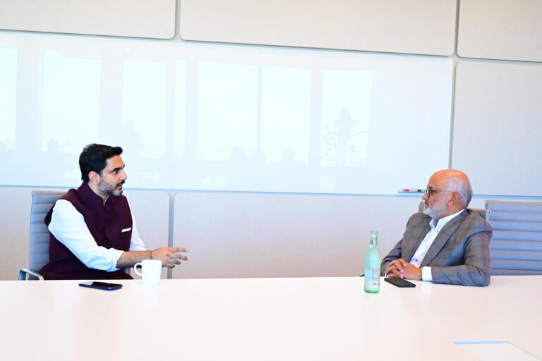 శాంతనూ నారాయణ్, Adobe CEOతో San Francisco లో కలసి, AP డిజిటల్ ఇన్నోవేషన్ కోసం చర్చించాం.