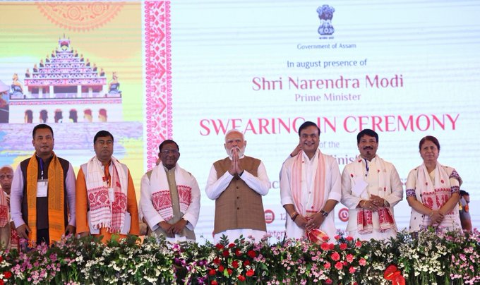 అస్సాం మంత్రులకు అభినందనలు శుభాకాంక్షలు.